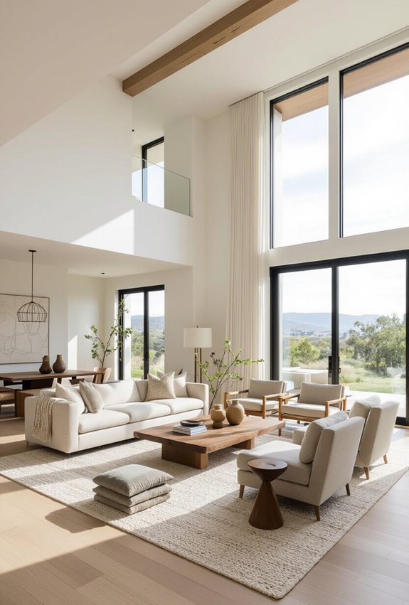 oversized rug anchors seating