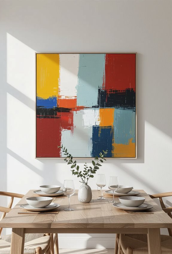 oversized statement art pieces