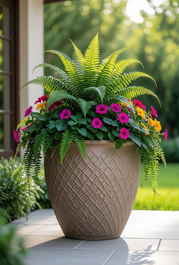 oversized statement planters define