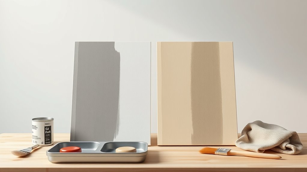 paint drying and appearance