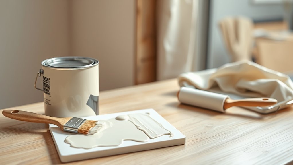 paint drying and curing