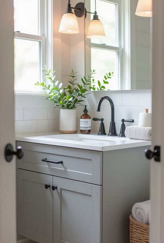 paint hardware upcycled fixtures