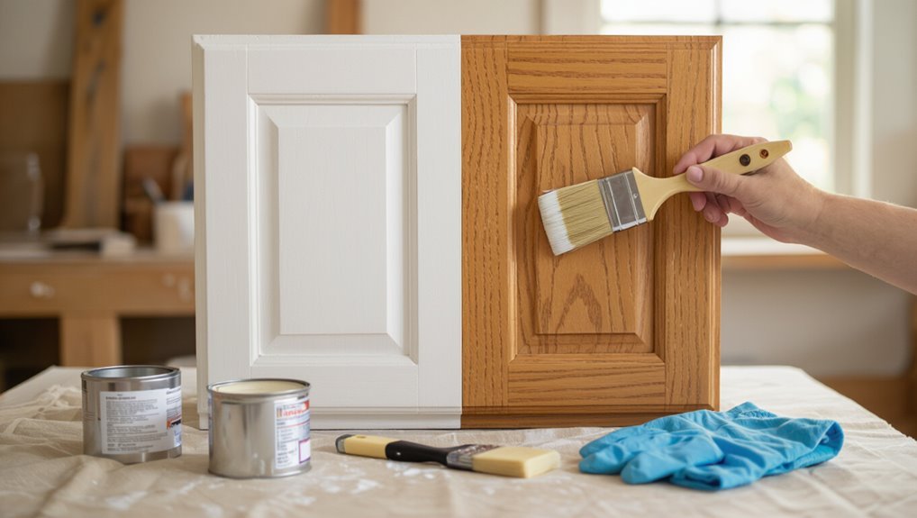 paint over stain preparation