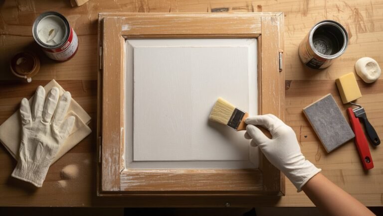 paint over stained wood
