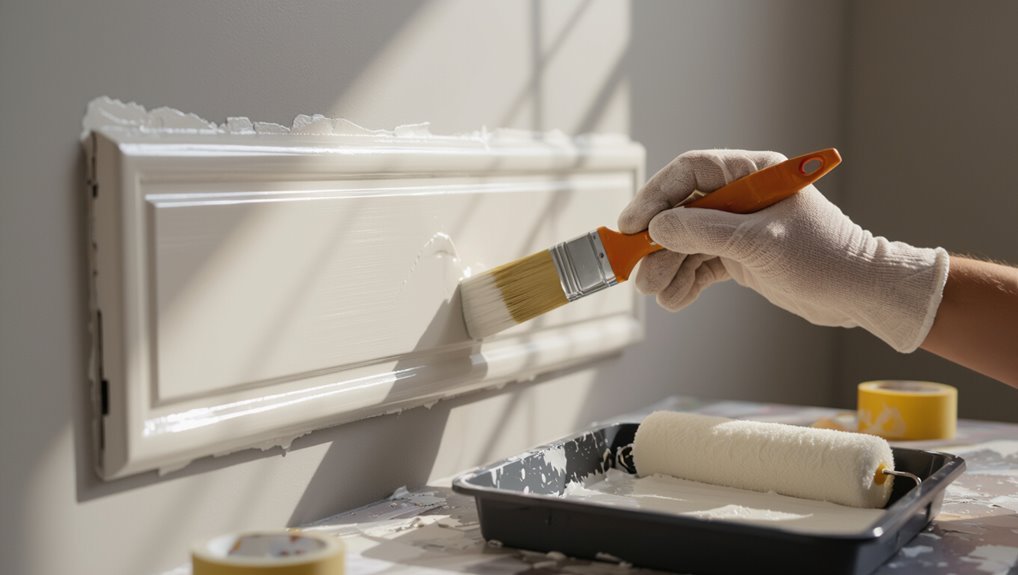 paint plastic wall panels