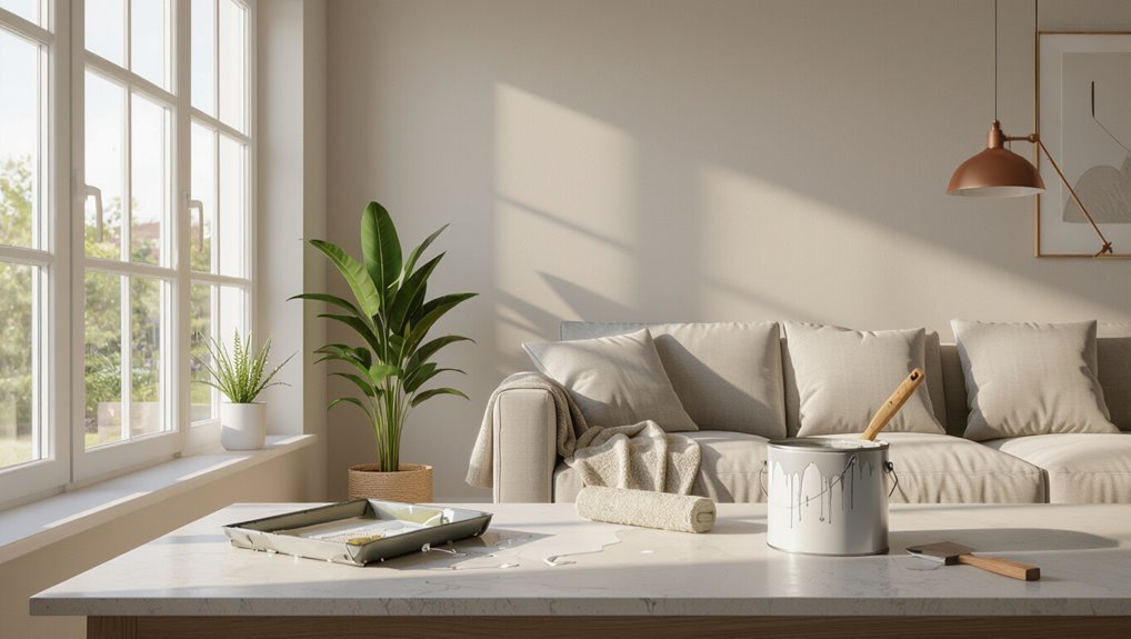 paint smell dissipates quickly