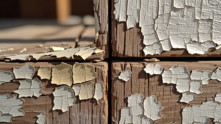 paint surface deterioration revealed