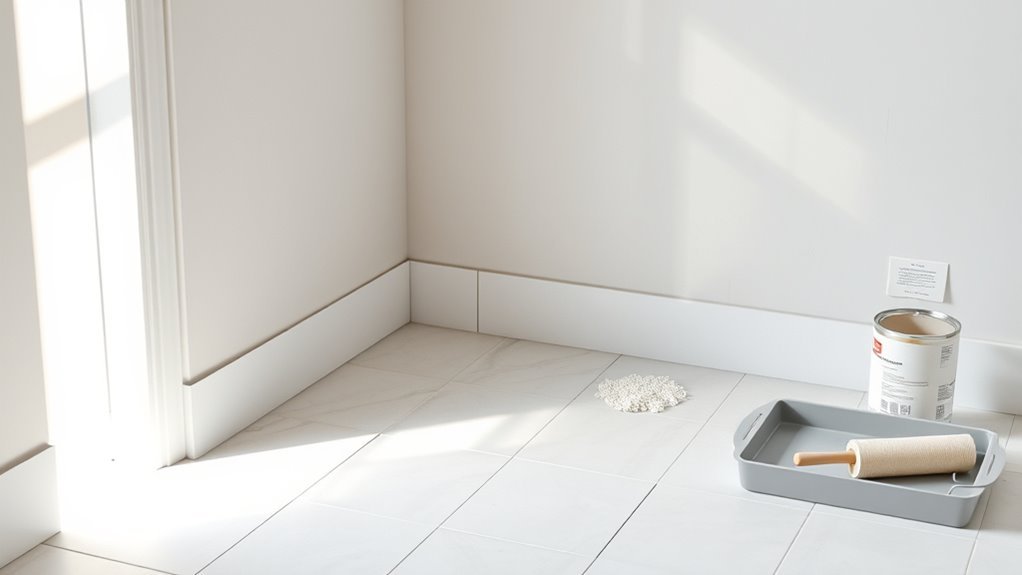 paint tile grout coordination