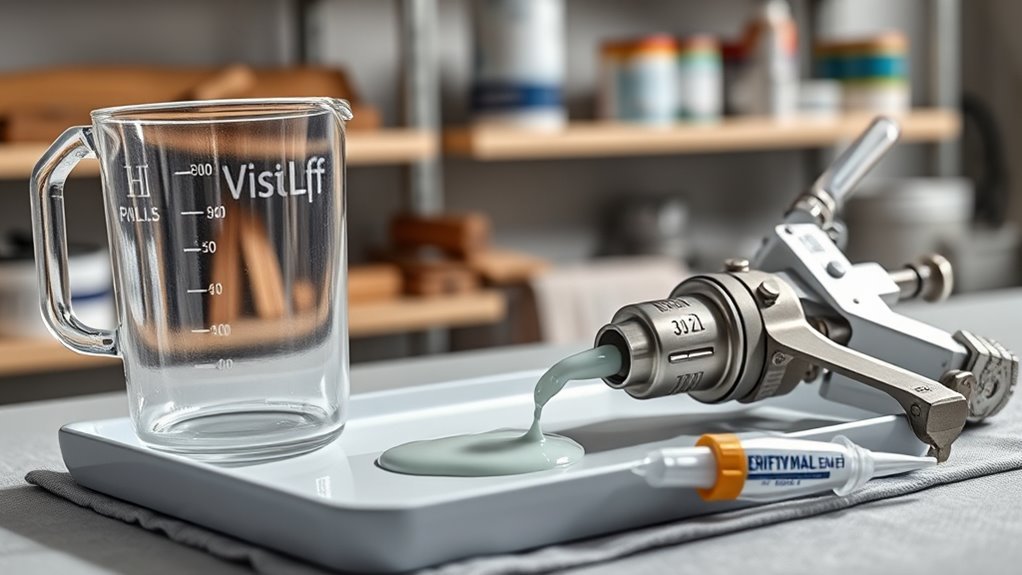 paint viscosity affects spray quality