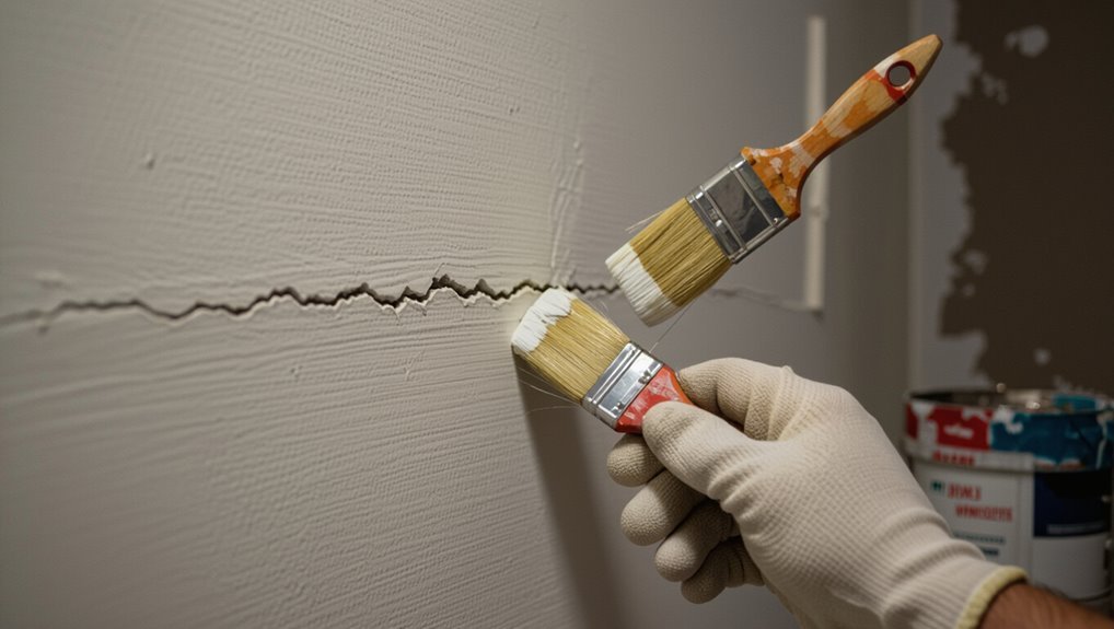 paint won t fill cracks