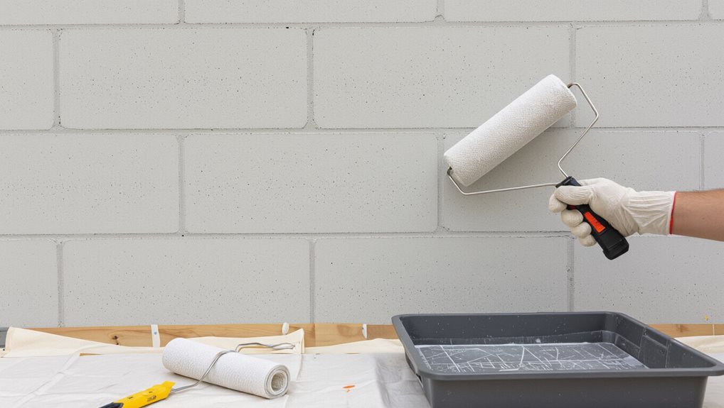 paint your cement wall