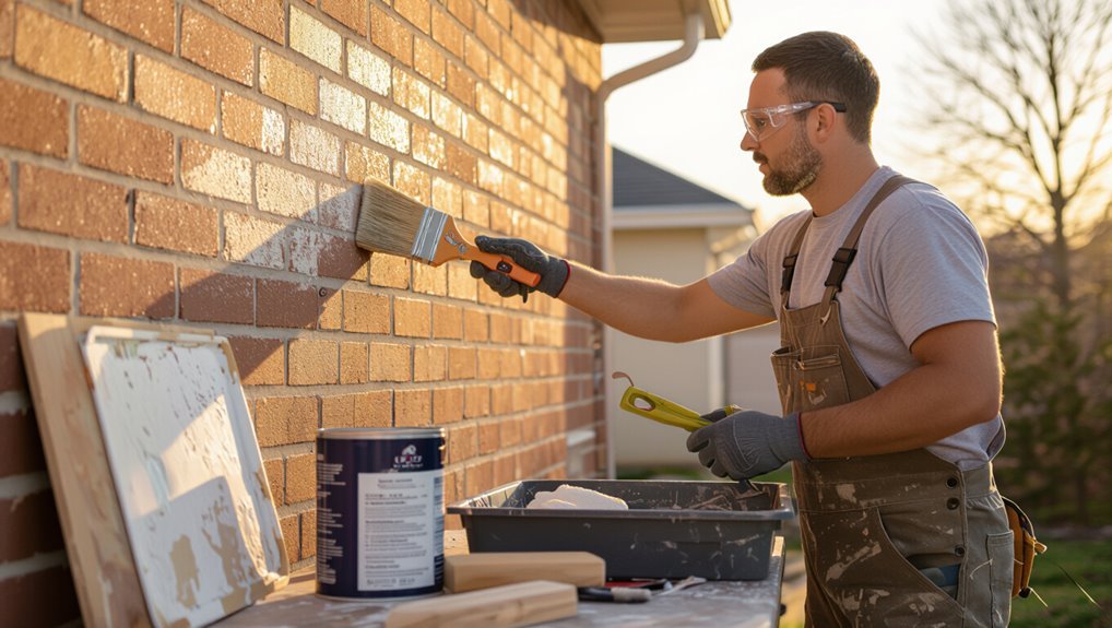 painting exterior brick guide