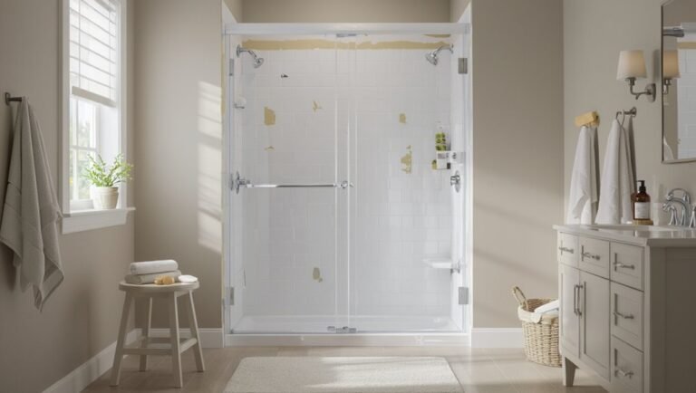 painting plastic showers wisely