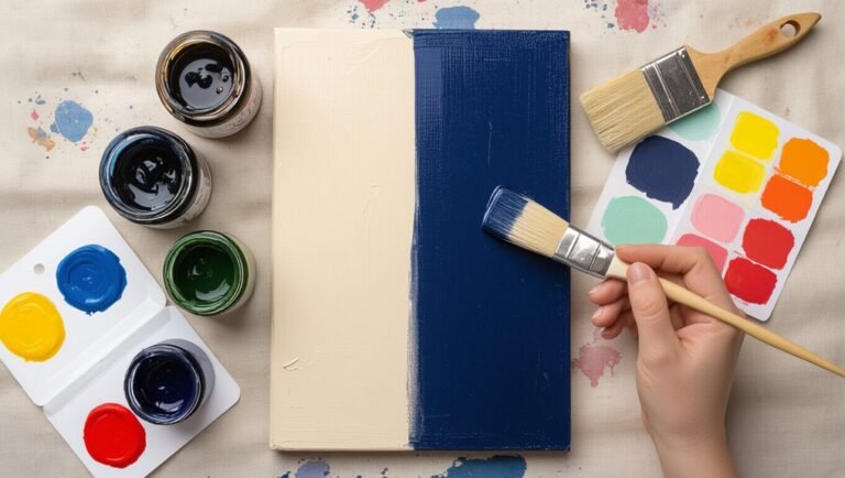 paints may darken slightly