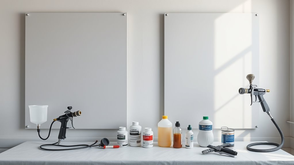 paints thinners sprayer types