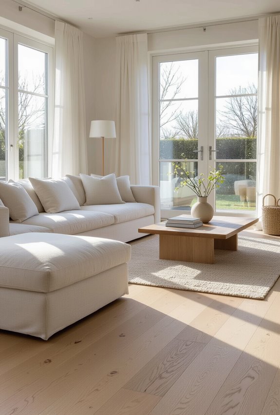 pale oak whitewashed floors