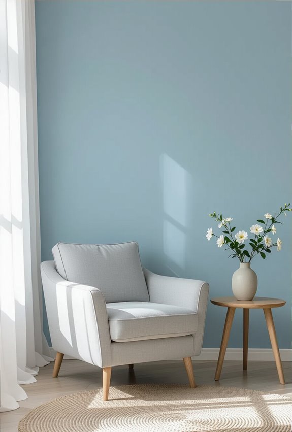 pale powder blue serenity