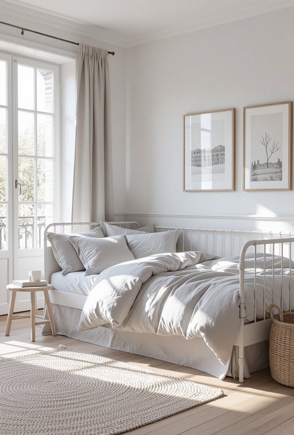 patinated grey white rustic elegance