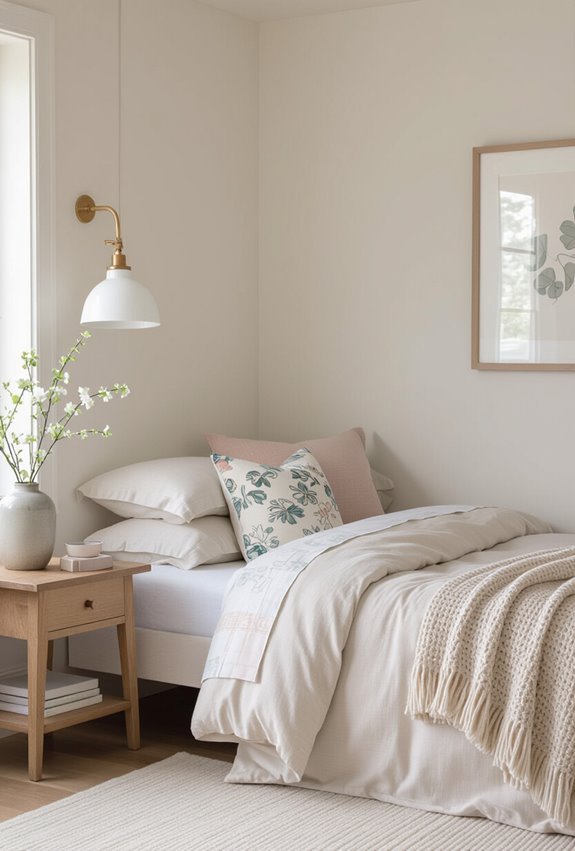 patterned duvet calming solids