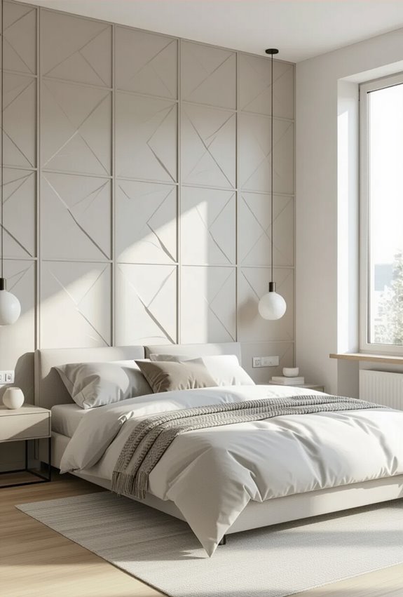 patterned pvc accent wall