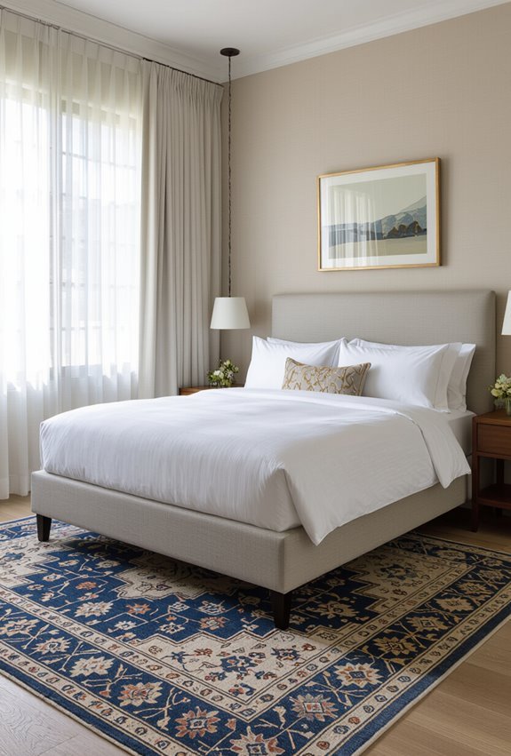patterned rug anchors style