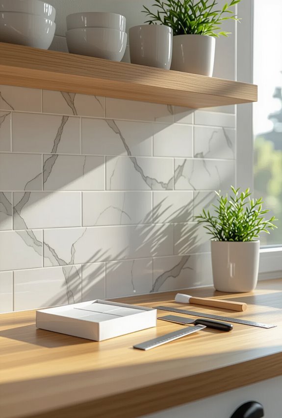 peel and stick marble alternatives