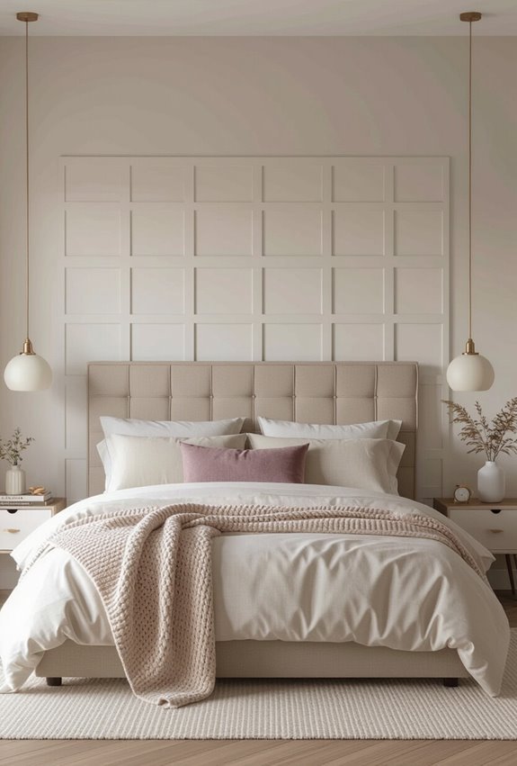 peel and stick panel headboard