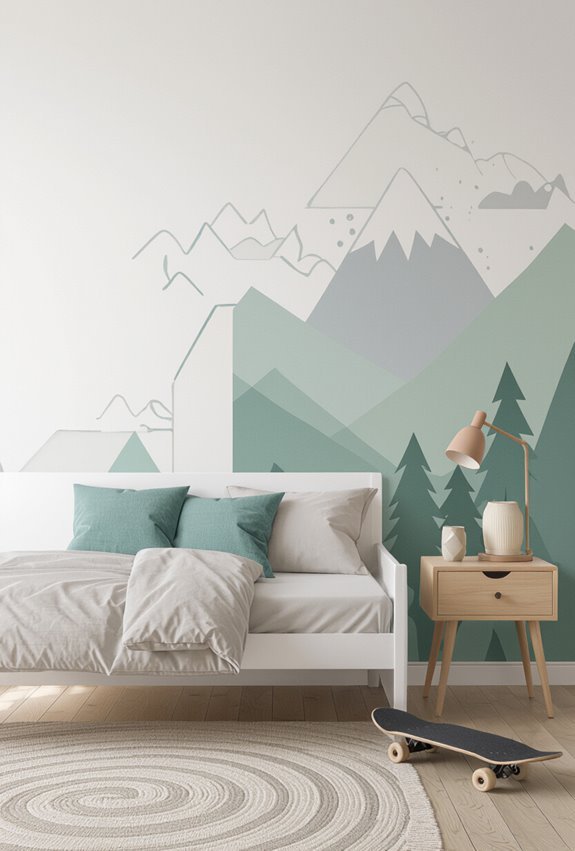 peelable removable themed wallcoverings