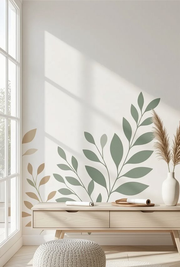 peelable temporary decorative wall decals