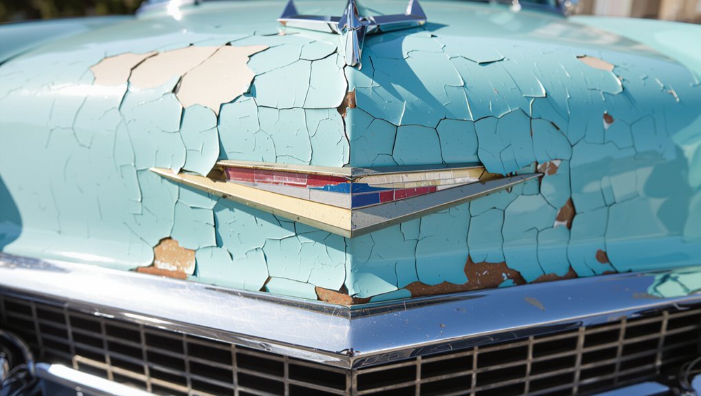 peeling paint deterioration signs