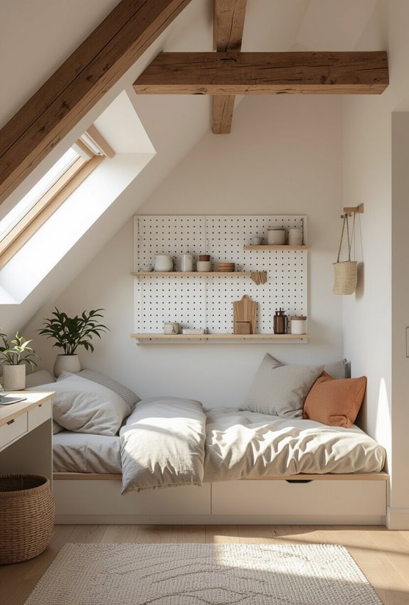 pegboard vertical flexible small item storage