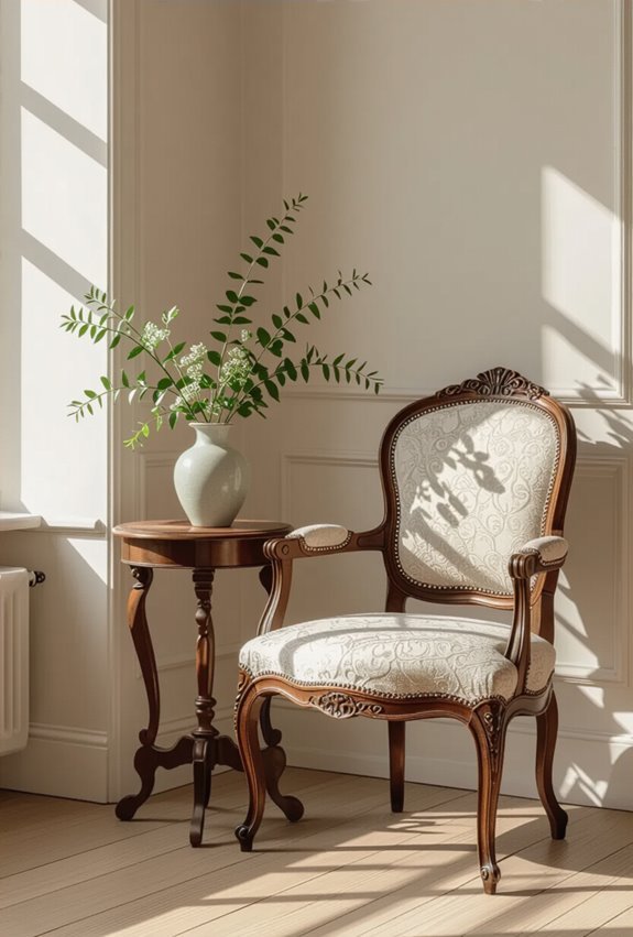 period appropriate handcrafted antique furniture