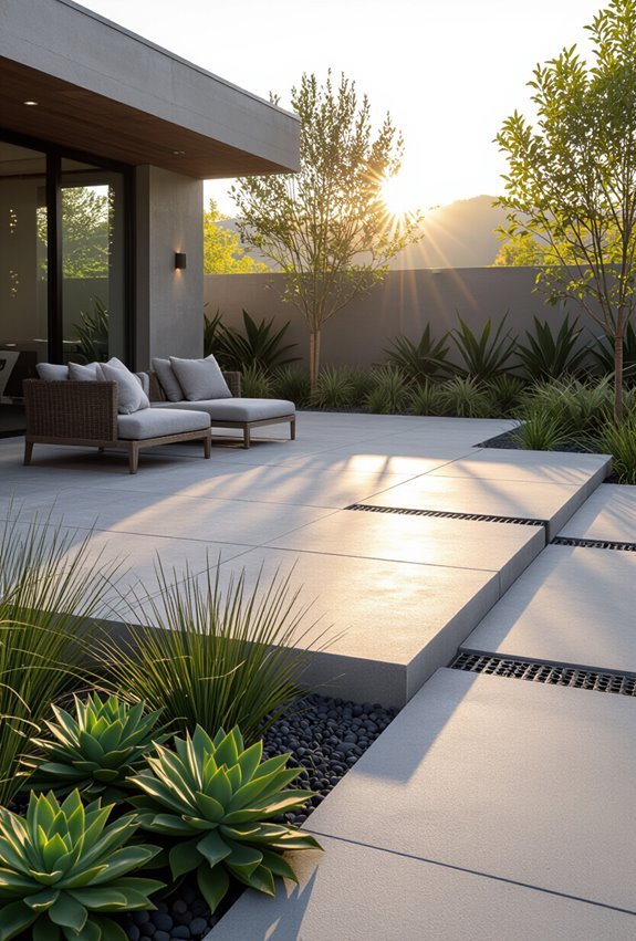 permeable concrete with drainage