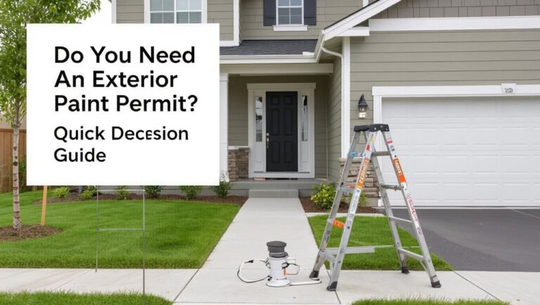 permit needed for repainting