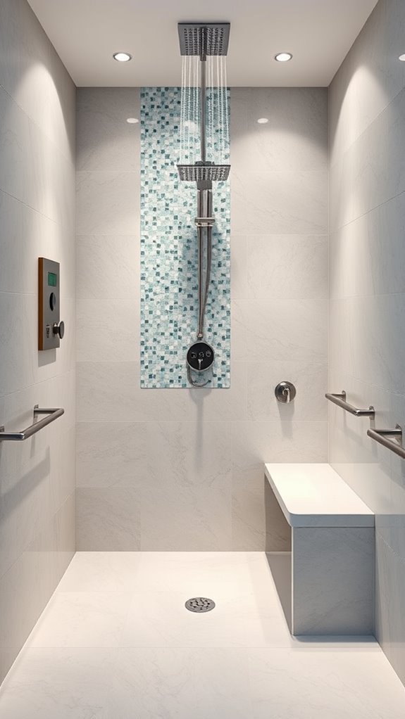 personalized ada shower controls