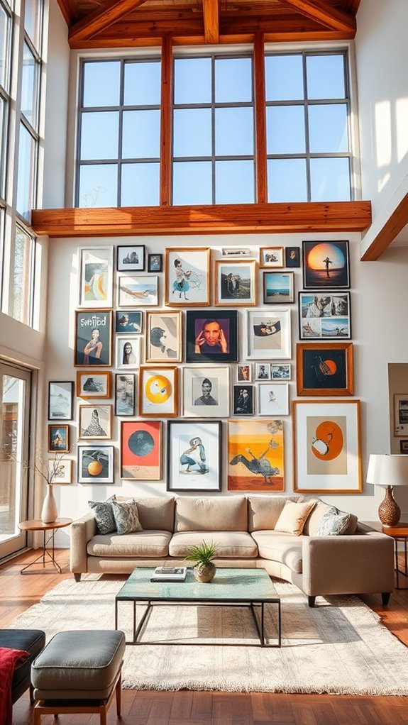 personalized art display ideas