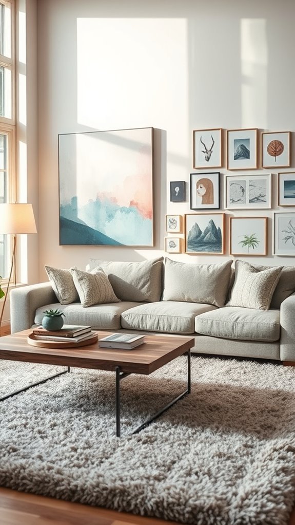 personalized art gallery display
