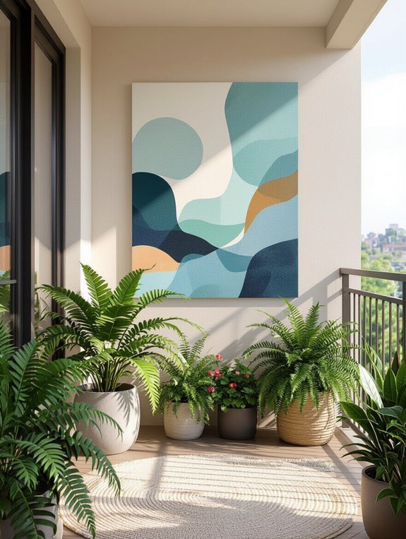 personalized balcony wall art