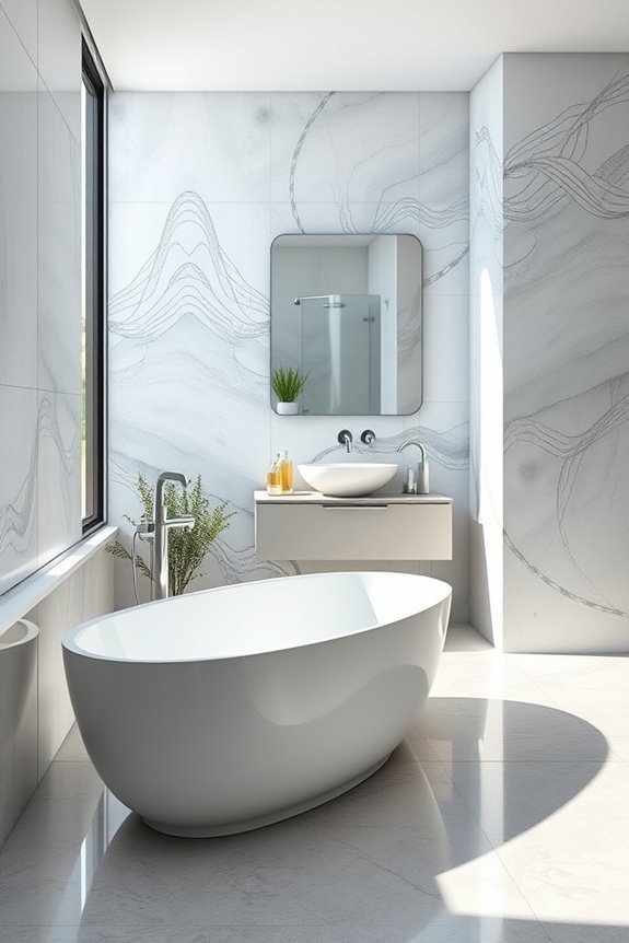 personalized bathroom wall designs