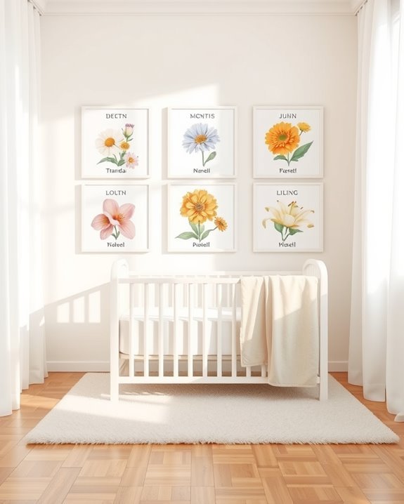 personalized birth month flowers