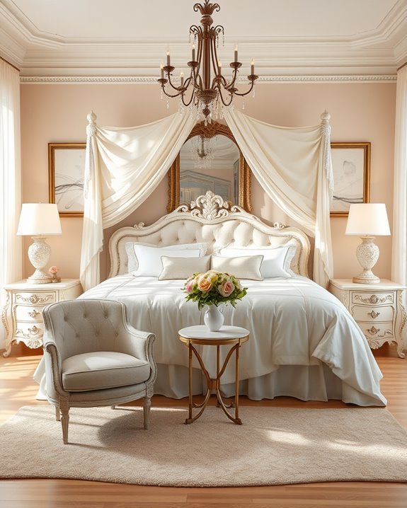 personalized bridal bedroom decor
