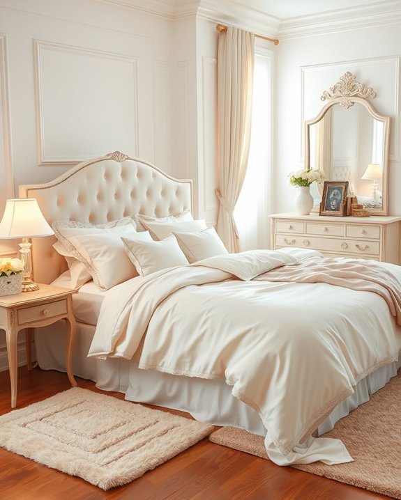 personalized bridal bedroom decor