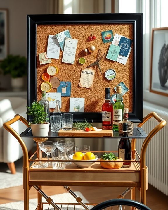 personalized decorative cork boards