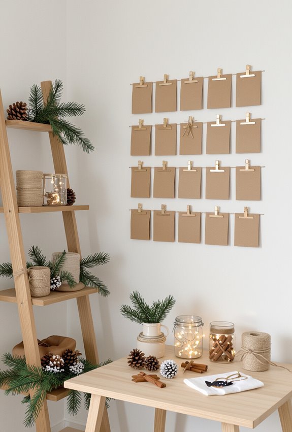 personalized diy envelope countdown