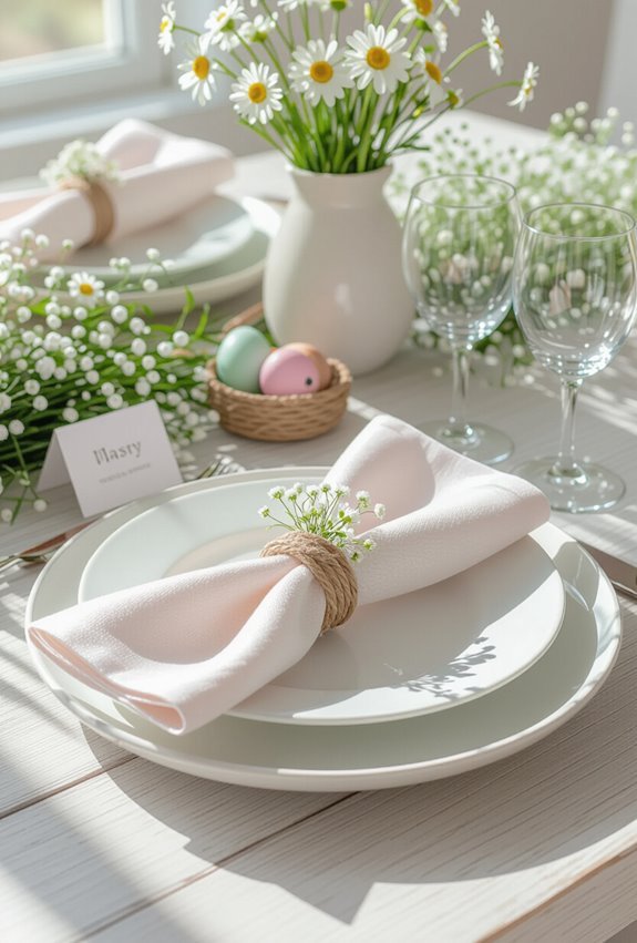 personalized easter napkin rings