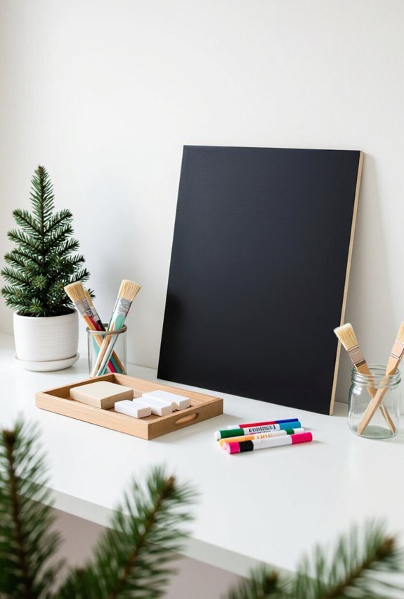 personalized festive chalkboard signs