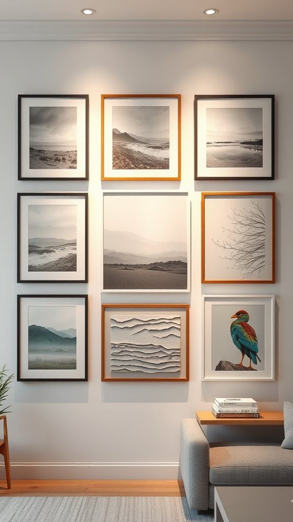 personalized gallery wall design