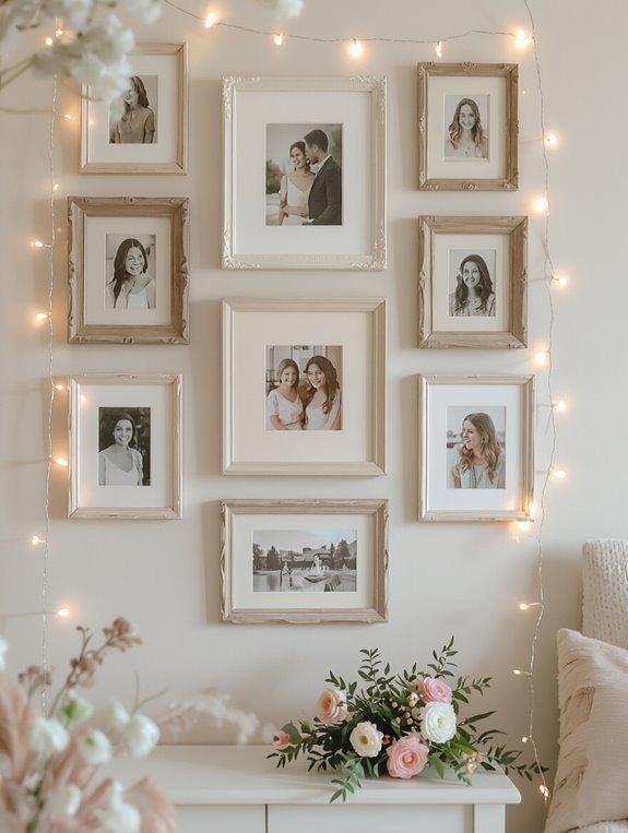 personalized memory collage display