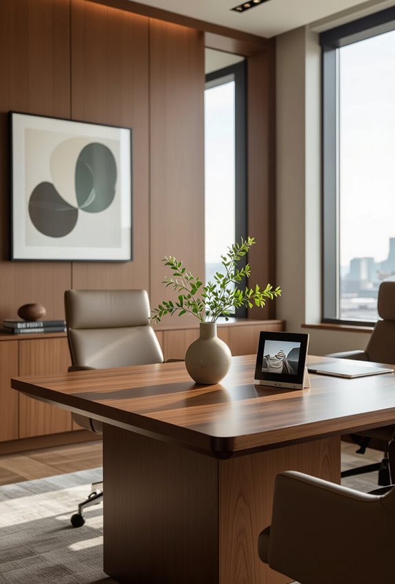 personalized minimalistic executive touches