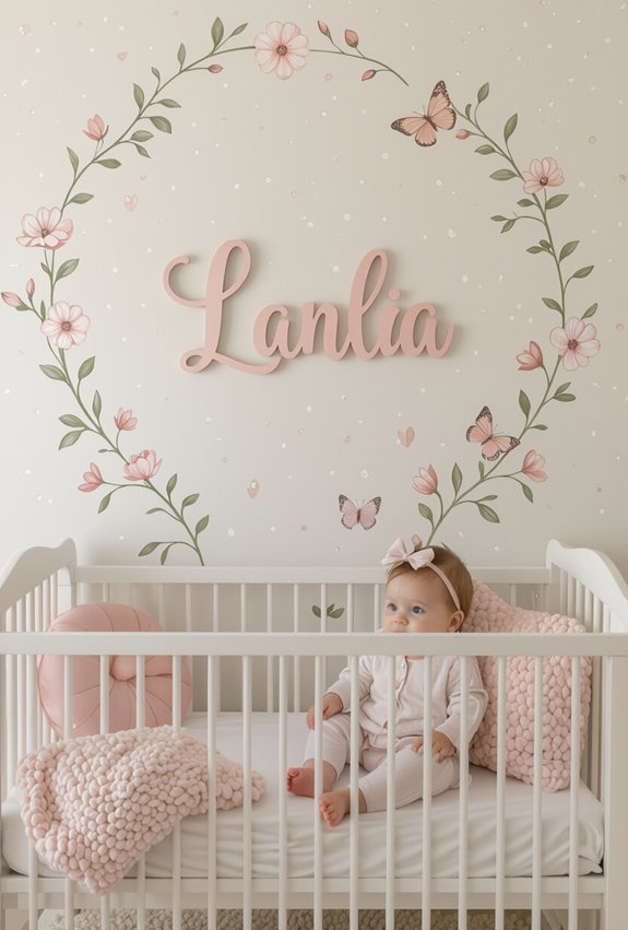 personalized nursery name decor